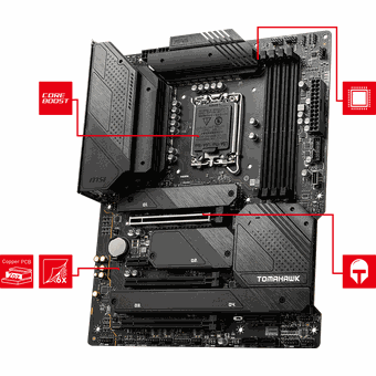 MSI MAG Z690 TOMAHAWK WIFI DDR4, ATX motherboard