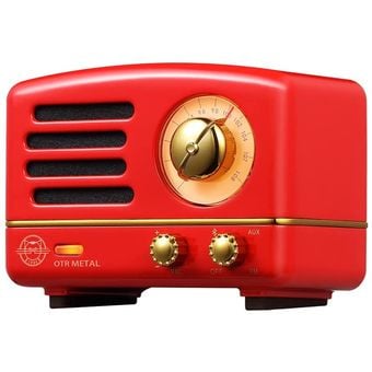 Muzen OTR Metal Portable FM Radio Bluetooth Speaker