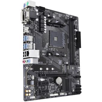 GIGABYTE GA-A320M-S2H (rev. 1.x), mATX motherboard