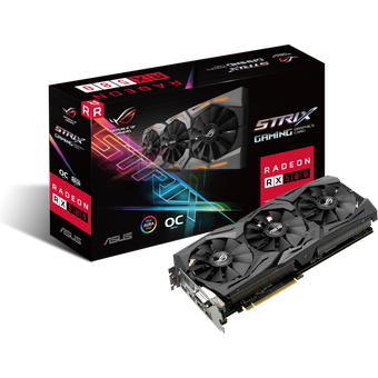 ASUS ROG Strix Radeon RX 580 OC Edition 8GB GDDR5 with Aura Sync