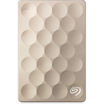 Seagate Backup Plus Ultra Slim Portable Drive 1 TB Gold, [STEH1000301]