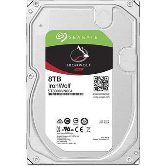 Seagate IronWolf NAS Hard Drive, 8TB [ST8000VN004]