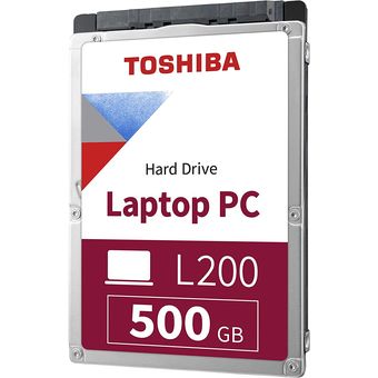 Toshiba L200 Laptop PC 2.5" SATA Hard Drive, 500GB [HDWK105UZSVA]
