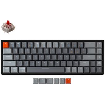 Keychron K6 Wireless Keyboard (RGB Backlight, LK Optical/Hot-Swappable)