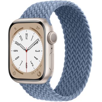 Apple Watch Series 8 (41mm, GPS) - Aluminum Case with Braided Solo Loop