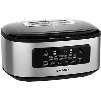 Sharp 1.8L (0.9L x 2) Twin Cooker - KNW509SL