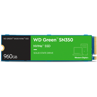 Western Digital WD Green SN350 NVMe SSD, 960GB [WDS960G2G0C]