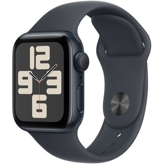 Apple Watch SE 2024 (44mm, GPS) - Aluminum Case with Sport Band