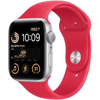 Apple Watch SE 2022 (44mm, GPS) - Aluminum Case with Sport Band
