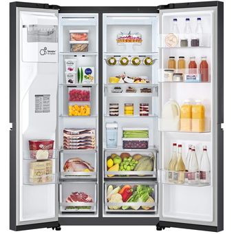 LG 635L Side-by-Side with UVnano Water Dispenser [GC-L257CQEL]