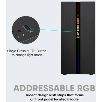 Armaggeddon Tesseract Core 3 Pro-Grade Gaming PC Case (ATX)