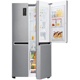 LG 687L Side-by-Side Inverter Refrigerator w/ Multi Air Flow [GC-M247SLUV]