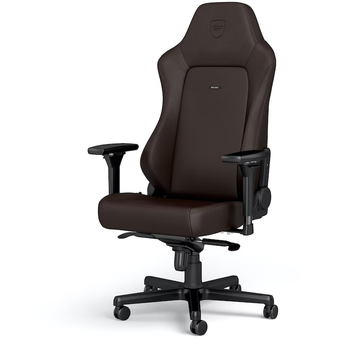 Noblechairs HERO, High-tech faux leather -  Black/ Java/ White Edition