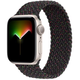 Apple Watch SE 2022(40mm, GPS) - Starlight Aluminum Case with Braided Solo Loop