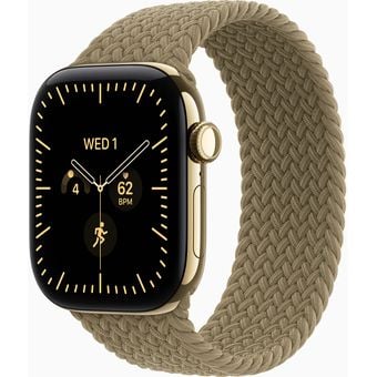 Apple Watch Series 12 (46mm, GPS + Cellular) - Ceramic Case with Braided Solo Loop