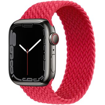Apple Watch Series 7 (41mm, GPS + Cellular) - Stainless Steel Case with Braided Solo Loop