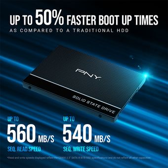 PNY CS900 2.5'' SATA III SSD, 500GB