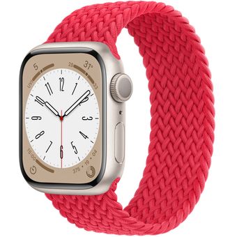 Apple Watch Series 8 (41mm, GPS) - Aluminum Case with Braided Solo Loop