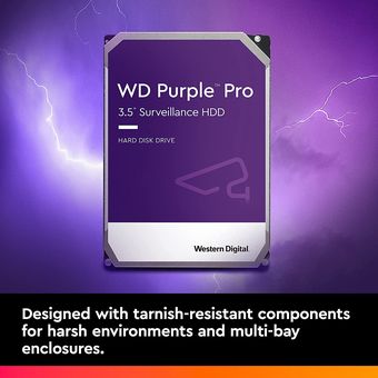 Western Digital WD Purple Surveillance HDD, 14TB / 512MB Cache