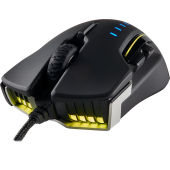 Corsair GLAIVE RGB Gaming Mouse - Aluminum (WW) (Refurbished)