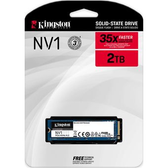 Kingston NV1 NVMe PCIe SSD, 2TB [SNVS/2000G]