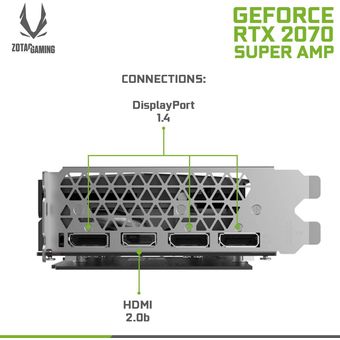 ZOTAC GAMING GeForce RTX 2070 SUPER AMP [ZT-T20710D-10P]