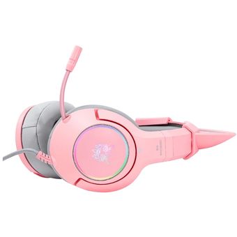 ONIKUMA K9 with Cat Ears (Pink)