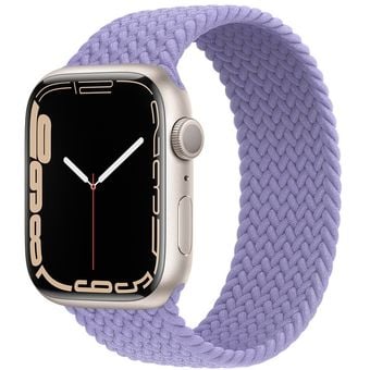 Apple Watch Series 7 (45mm, GPS) - Aluminum Case with Braided Solo Loop