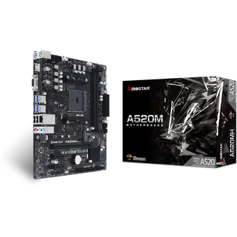 BIOSTAR A520MH, mATX motherboard