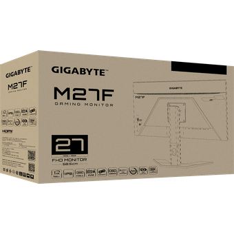 GIGABYTE M27F, 27" Full HD 144Hz IPS Gaming Monitor