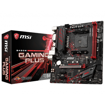 MSI B450M GAMING PLUS, mATX motherboard