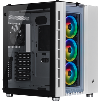 Corsair Crystal Series 680X RGB ATX High Airflow Tempered Glass Smart Case - White