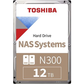 Toshiba N300 NAS Hard Drive, 12TB