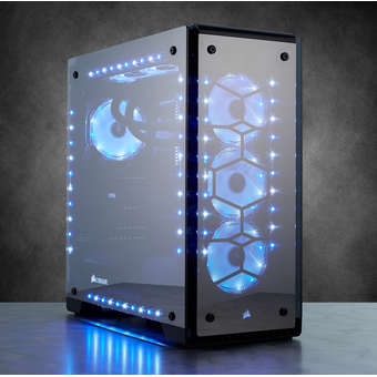 Corsair Crystal 570X RGB Mirror Black Tempered Glass, Premium ATX Mid-Tower Case