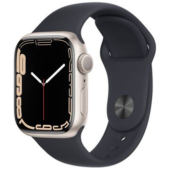 Apple Watch Series 7 (45mm, GPS) - Aluminum Case with Sport Band