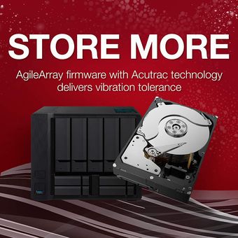 Seagate IronWolf NAS Hard Drive, 8TB [ST8000VN004]