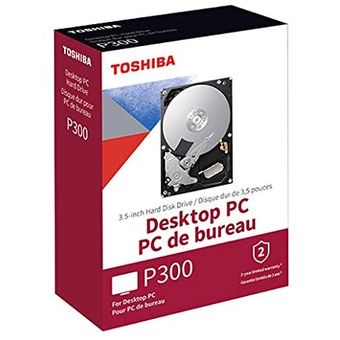 Toshiba P300 Desktop PC 3.5" SATA Hard Drive, 6TB [HDWD260UZSVA]