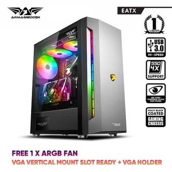 Armaggeddon Tessaraxx Core 11 EATX Gaming PC Case
