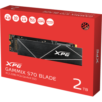 ADATA XPG GAMMIX S70 BLADE PCIe Gen4x4 M.2 2280 SSD, 2TB