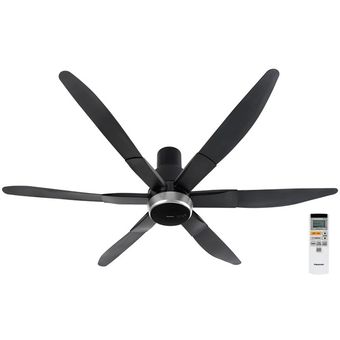 Panasonic 70” 6-Blade Mondo Ceiling Fan [F-M18LYVBKRH/VBKSH]