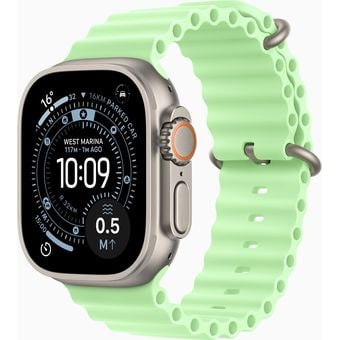 Apple Watch Ultra 3 (49mm, GPS + Cellular) - Titanium Case with Ocean Band