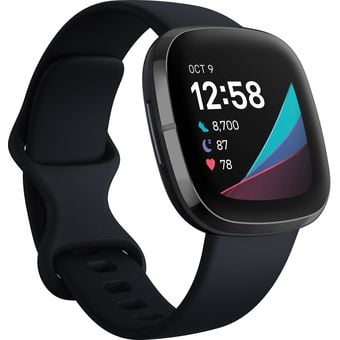 Fitbit Sense Smartwatch (Carbon / Graphite Stainless Steel)