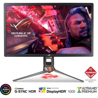 ASUS ROG Swift PG27UQ, 27" 4K UHD 144Hz Gaming Monitor