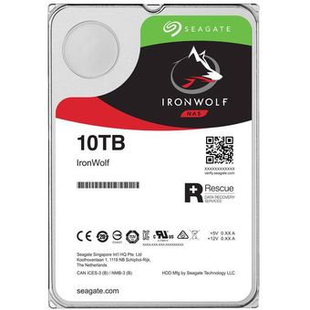 Seagate IronWolf NAS, 10TB [ST10000VN0008]