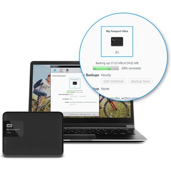 Western Digital My Passport Ultra Portable Drive, 1TB