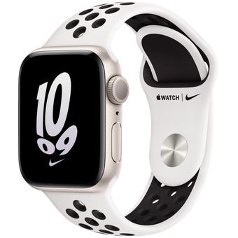 Apple Watch SE 2022 (44mm, GPS) - Starlight Aluminum Case with Nike Sport Band