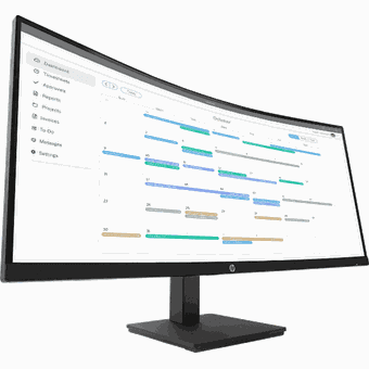 HP P34hc G4, 34" WQHD USB-C Curved Monitor