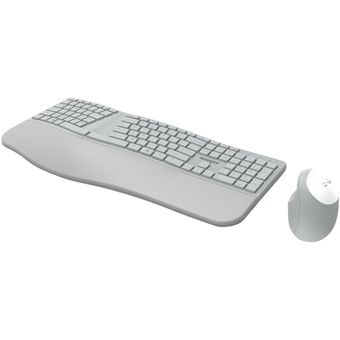 Kensington Pro Fit Ergo Wireless Keyboard and Mouse—Gray [K75407US]