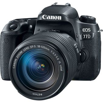 Canon EOS 77D, EF-S 18-135mm IS USM Lens