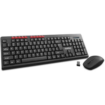 CLiPtec RZK-339 Essential Air Wireless Multimedia Keyboard and Mouse Combo